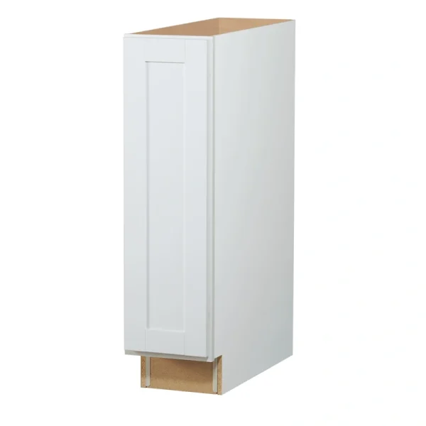 Diamond NOW Arcadia 9-in W x 35-in H x 23.75-in D White Base Fully Assembled Cabinet (Recessed Panel Shaker Door Style)