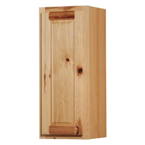 Diamond NOW Denver 12-in W x 30-in H x 12-in D Natural Rustic Hickory Wall Fully Assembled Cabinet (Raised Panel Square Door Style)
