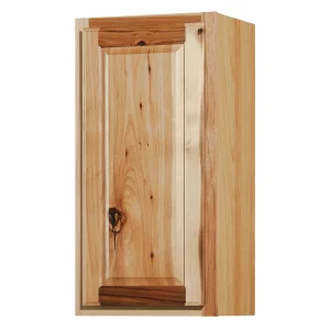 Diamond NOW Denver 15-in W x 36-in H x 12-in D Natural Rustic Hickory Wall Fully Assembled Cabinet (Raised Panel Square Door Style)
