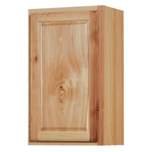 Diamond NOW Denver 18-in W x 30-in H x 12-in D Natural Rustic Hickory Wall Fully Assembled Cabinet (Raised Panel Square Door Style)