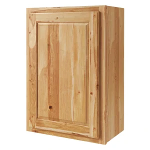 Diamond NOW Denver 21-in W x 36-in H x 12-in D Natural Rustic Hickory Wall Fully Assembled Cabinet (Raised Panel Square Door Style)