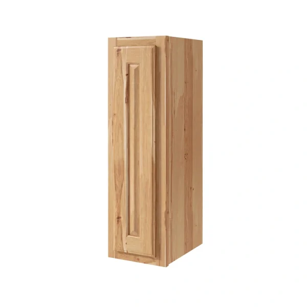 Diamond NOW Denver 9-in W x 30-in H x 12-in D Natural Rustic Hickory Wall Fully Assembled Cabinet (Raised Panel Square Door Style)