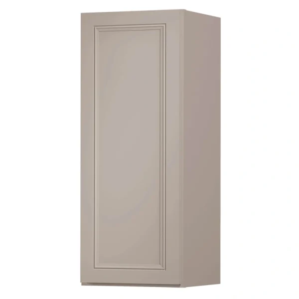 Diamond NOW Wintucket 12-in W x 36-in H x 12-in D Cloud Gray Wall Fully Assembled Cabinet (Recessed Panel Square Door Style)