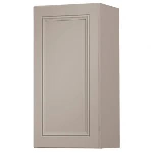 Diamond NOW Wintucket 15-in W x 36-in H x 12-in D Cloud Gray Wall Fully Assembled Cabinet (Recessed Panel Square Door Style)