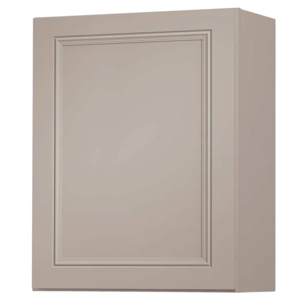 Diamond NOW Wintucket 24-in W x 36-in H x 12-in D Cloud Gray Wall Fully Assembled Cabinet (Recessed Panel Square Door Style)