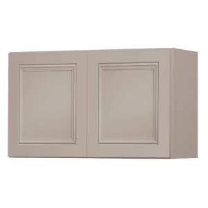 Diamond NOW Wintucket 30-in W x 18-in H x 12-in D Cloud Gray Wall Fully Assembled Cabinet (Recessed Panel Square Door Style)