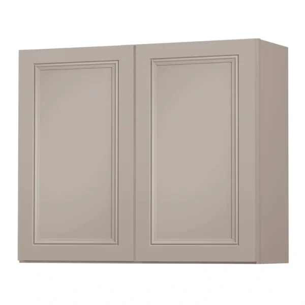 Diamond NOW Wintucket 36-in W x 36-in H x 12-in D Cloud Gray Wall Fully Assembled Cabinet (Recessed Panel Square Door Style)