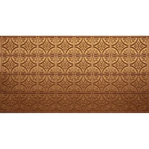 Dimensions 4-ft x 2-ft Fused Bronze Polystyrene Surface-mount Ceiling Tile (1-Pack, 8-sq ft / Case) T726942439