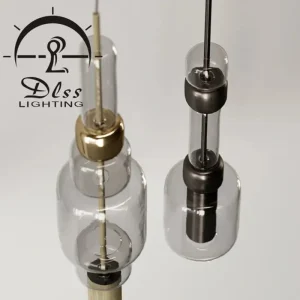 DLSS GU10 Modern Bead Style Pendant Light Chandelier for Bedroom