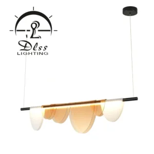 Dlss LED Translucent Wing Style Tube Pendant Light