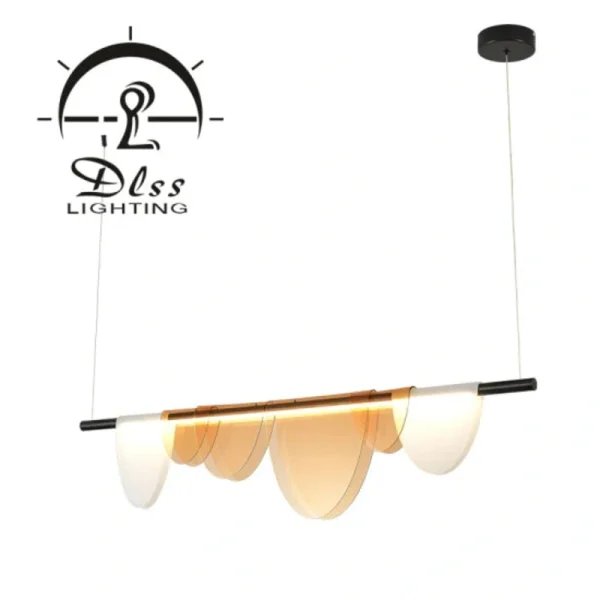 Dlss LED Translucent Wing Style Tube Pendant Light