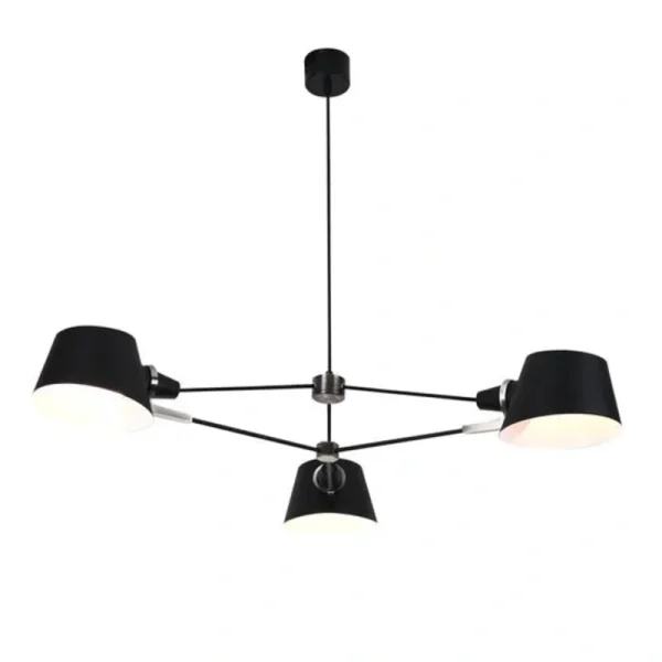 DLSS Lighting Aluminum Black Cover Color Indoor Lighting Chandelier