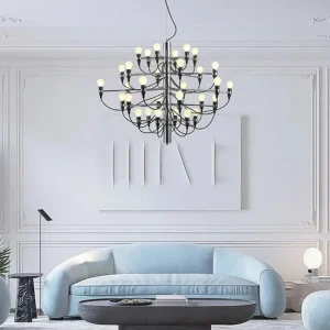 DLSS Lighting Co., Ltd. Contemporary Style Chandelier for Interior Decor Lighting Iron LED Pendant Lamp