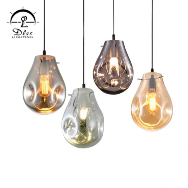 DLSS Lighting Co., Ltd. Creative Glass Shade LED Lamp for Hotel Decor Indoor Pendant Lighting
