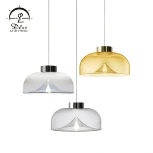 DLSS Lighting Co., Ltd. Hot Sale European Style Glass Pendant GU10 Light Source Modern Lighting