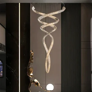 DLSS Lighting Co., Ltd. Nordic Style Crystal Pendant Lamp Hotel Decorative Lighting Modern LED Chandelier