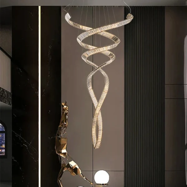 DLSS Lighting Co., Ltd. Nordic Style Crystal Pendant Lamp Hotel Decorative Lighting Modern LED Chandelier