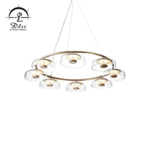 DLSS Lighting Co.,Ltd Restaurant Luxury Style Design Round Chandelier Bright Lighting
