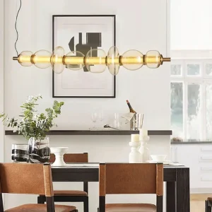 DLSS Lighting Contemporary Style Pendant Lamp Interior Decor Lighting Iron LED Chandelier