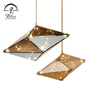 DLSS Lighting Diamond Metal Bright Lighting for Restaurant with Holder Lamp G9