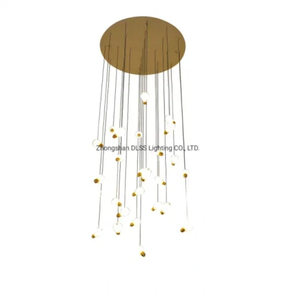 DLSS Lighting Dlss Wholesale Bulb Energy Saving Light Suspension Gold Pendant Lamp