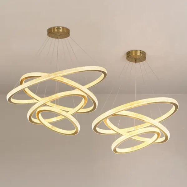 DLSS LIGHTING Hotel Pendant Lighting Indoor Living Aluminum Chandelier for Home Decor Modern Lamp