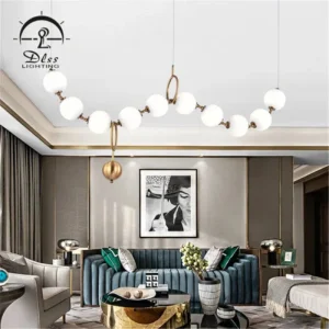 DLSS Lighting Luxury Style Decorative Design Chandelier Lamp with LED Pendant Lighting