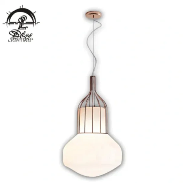 DLSS Lighting Metal Copper Color Pendant Lamp for Interior Decorative Bright Light