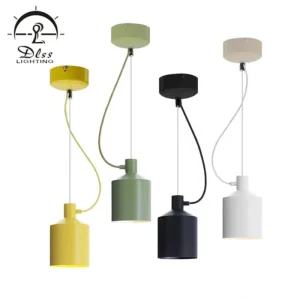 DLSS Lighting Mini Multiple-Color Modern Pendant Light Coffee Store Pendant Lamp