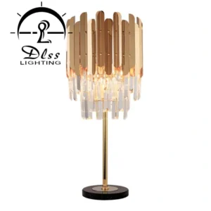 DLSS Lighting Modern Crystal LED Wall Lamp Simple Creative Bedroom Crystal Table Lamp