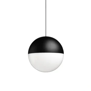 DLSS Lighting Modern Island Chandeliers Aluminum Acrylic Black E27 Pendant Lights