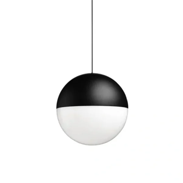 DLSS Lighting Modern Island Chandeliers Aluminum Acrylic Black E27 Pendant Lights