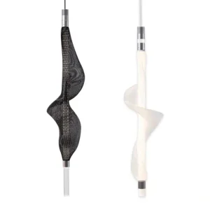 DLSS Lighting Nylon Acrylic LED Modern Chandelier Lighting Horizontal Vertical