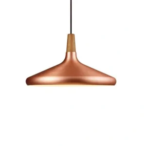 DLSS Lighting Wood Aluminium Copper Color LED Color LED Light Source Eourpean Dacorative Pendant