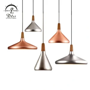 DLSS Lighting Wood Aluminium E27 Lighting Chandelier Wholesale Price Pendant Lights