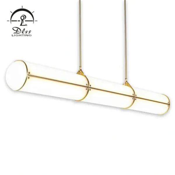 DLSS Modern Lamp Tube Shade Pendant Lamp