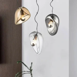 DLSSlighting Modern Glass Pendant Lamp for Home Decor LED Interior-Lighting