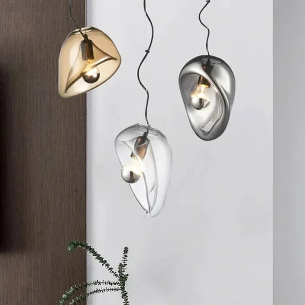 DLSSlighting Modern Glass Pendant Lamp for Home Decor LED Interior-Lighting