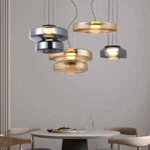 DLSSlighting Nordic Style Glass Lamp Interior Light Home Restaurant Decoration LED Pendant Lighting