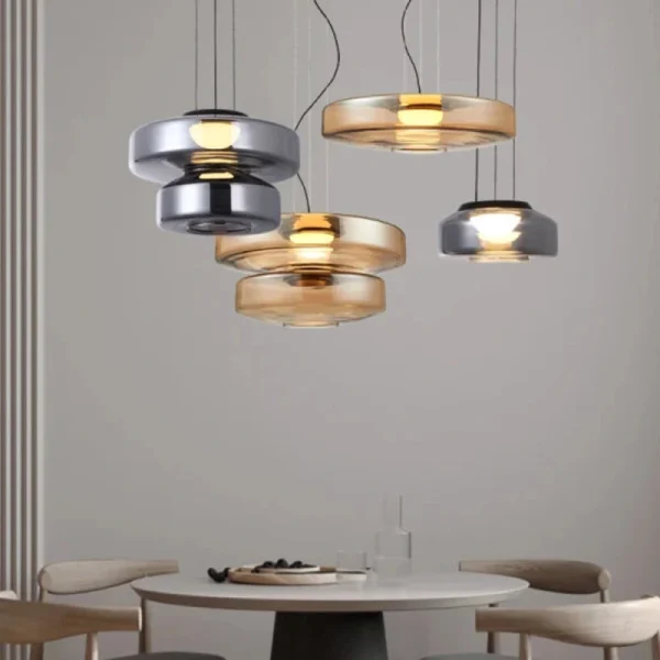 DLSSlighting Nordic Style Glass Lamp Interior Light Home Restaurant Decoration LED Pendant Lighting