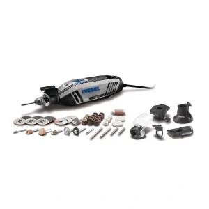 Dremel 4300 Series 1.8 Amp Variable Speed Corded Rotary Tool Kit with EZ Lock Sanding and Grinding 18-Pc Rotary Accessory Kit