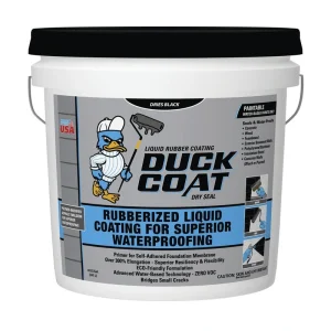 Duck Coat DrySeal Premium Rubberized Foundation Coating & Waterproofer – .9 gal.