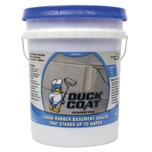 Duck Coat Liquid Rubber Basement Sealer – 4.75 Gallon