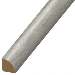 DuraDecor Classy Chic Metro Grey 0.75 in. T x 0.75 in. W x 94 in. L Quarter Round Molding