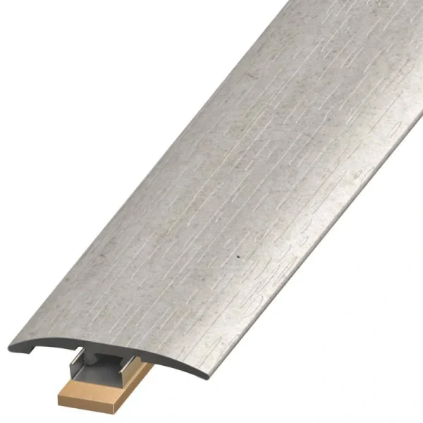 DuraDecor Classy Chic Runway Greige 0.25 in. T x 2 in. W x 94 in. L 3-in-1 Transition Molding