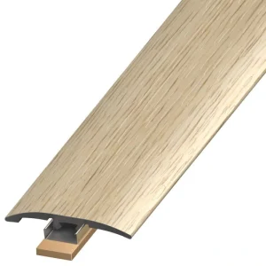 DuraDecor Liz Marie’s Modern Maven Bungalow Beige 0.25 in. T x 2 in. W x 94 in. L 3-in-1 Transition Molding