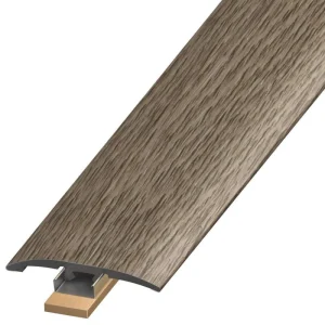 DuraDecor Liz Marie’s Modern Maven Greige Retreat 0.25 in. T x 2 in. W x 94 in. L 3-in-1 Transition Molding