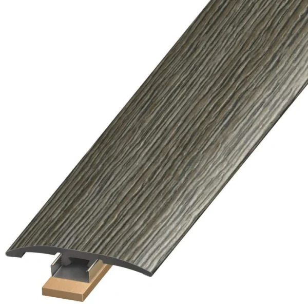 DuraDecor Liz Marie’s Modern Maven Seaside Stone 0.25 in. T x 2 in. W x 94 in. L 3-in-1 Transition Molding