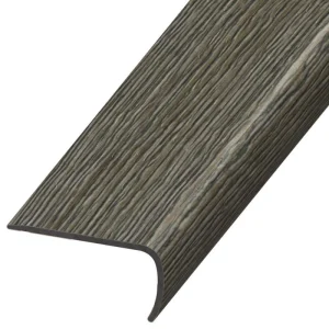 DuraDecor Liz Marie’s Modern Maven Seaside Stone 1 in. T x 2 in. W x 94 in. L Stair Nose Molding