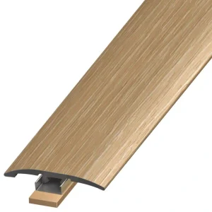DuraDecor Polished Pro Golden Glow 0.25 in. T x 2 in. W x 94 in. L 3-in-1 Transition Molding